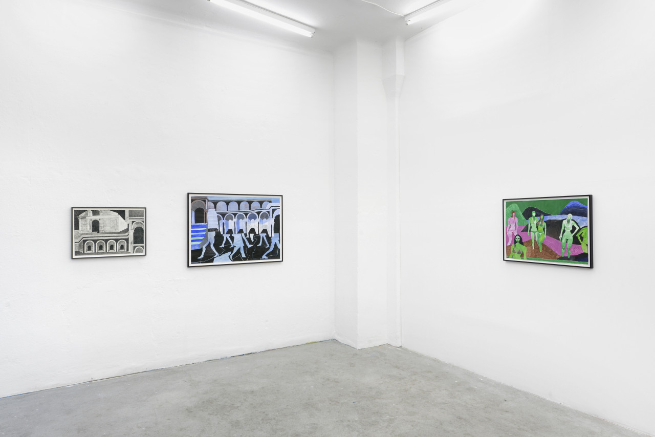 constanze-kerth, exhibition view, den Schatten integrieren