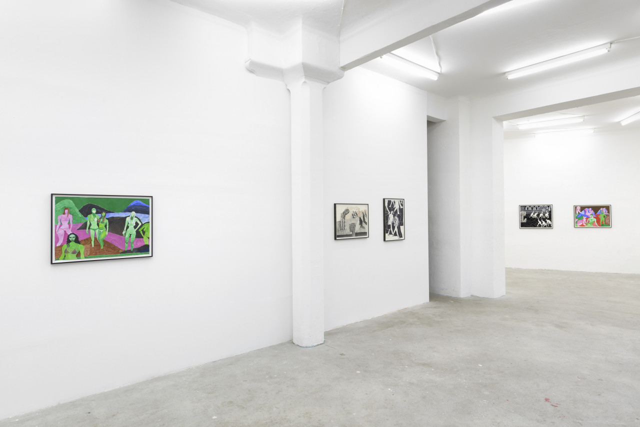 constanze-kerth, exhibition view, den Schatten integrieren