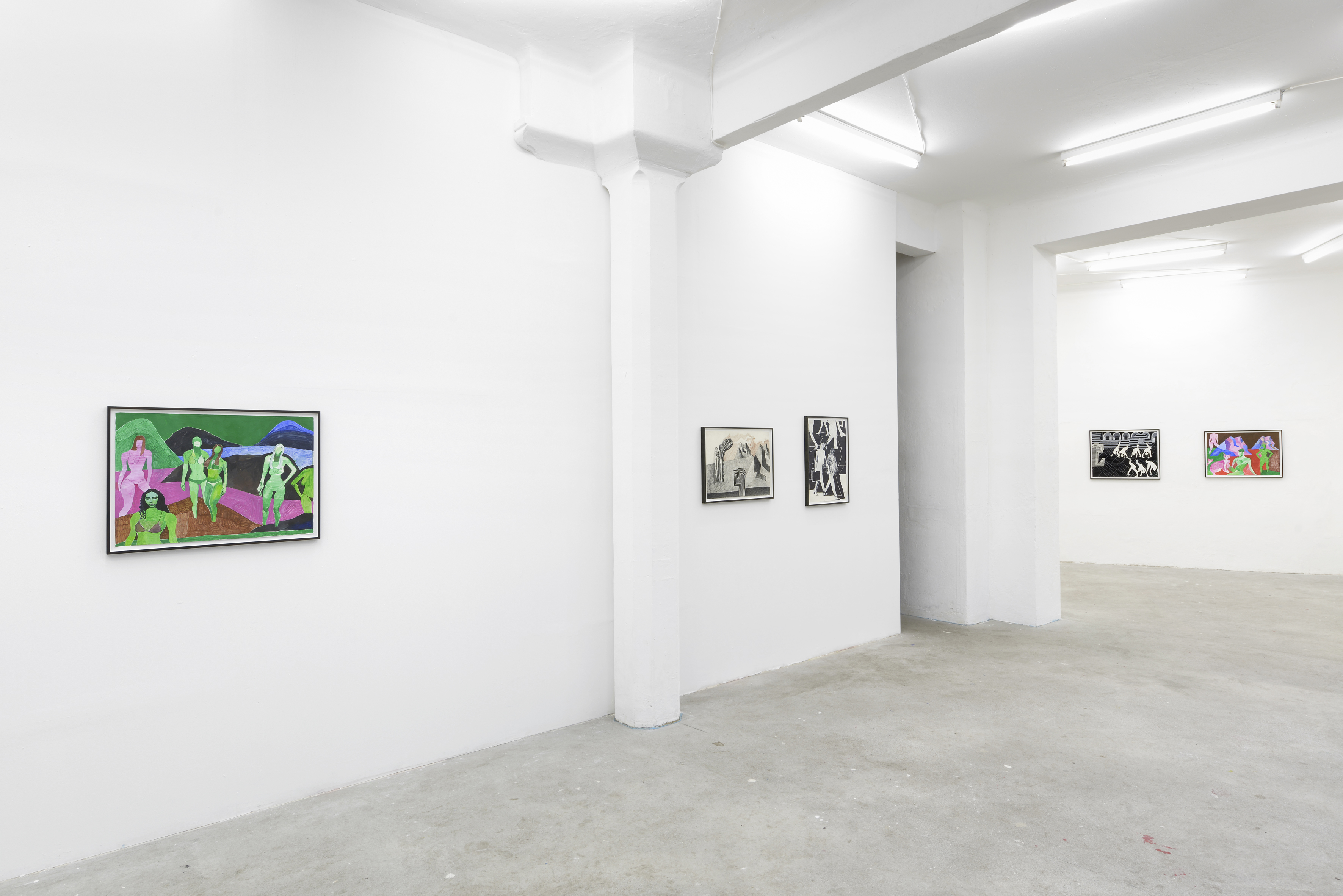 constanze-kerth, exhibition view, den Schatten integrieren