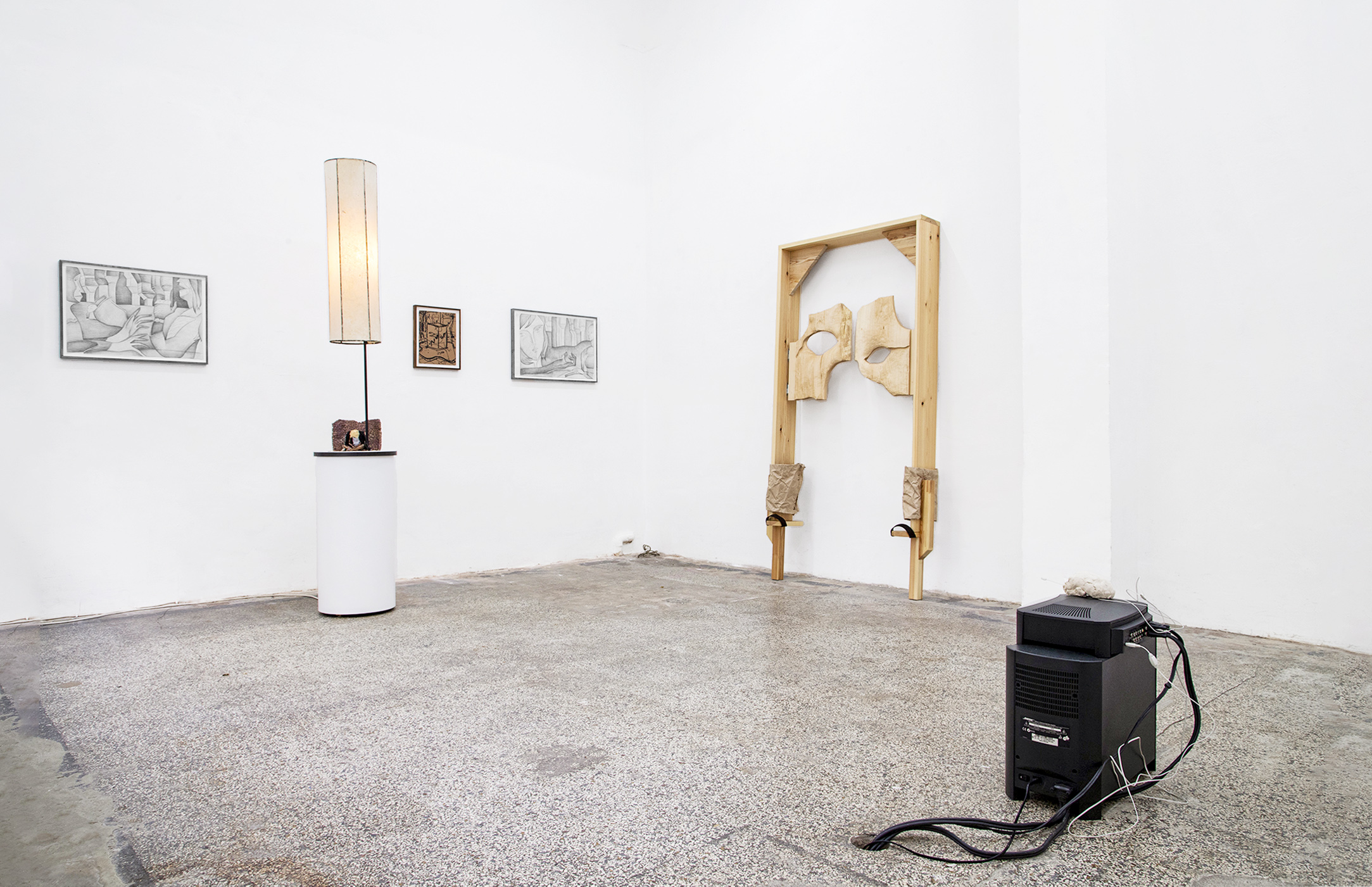 constanze-kerth, exhibitionview, Hinterconti, Hamburg