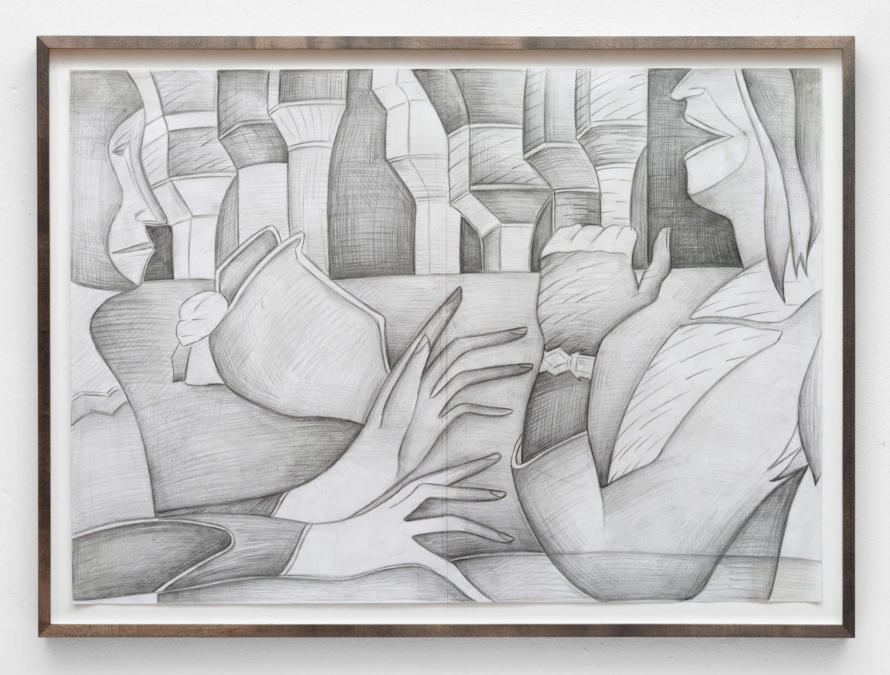 constanze-kerth, drawing, pencil on paper