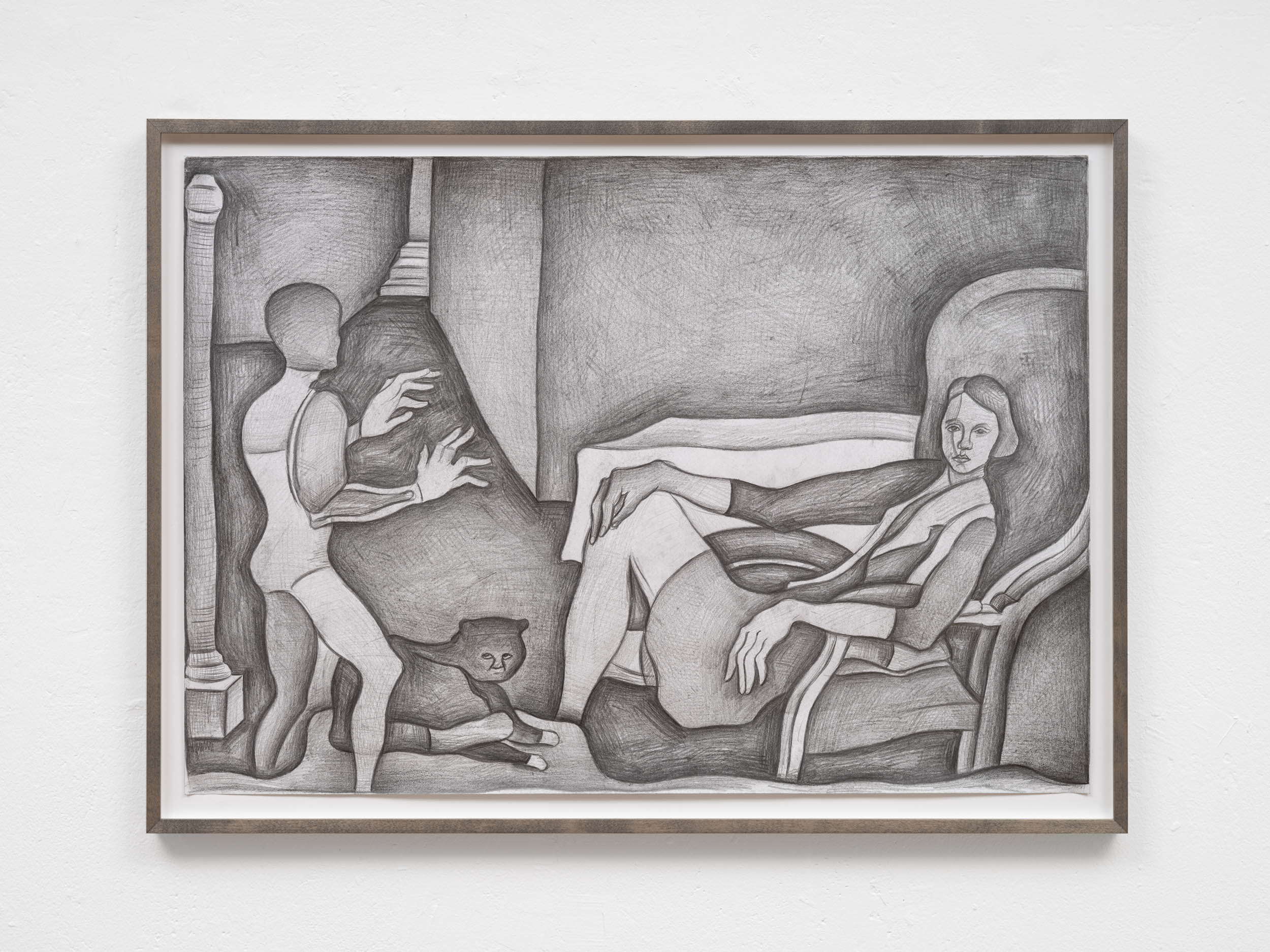 constanze-kerth, drawing, pencil on paper